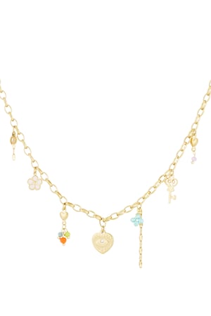 Secret Love necklace - Gold color h5 