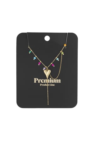 Necklace love wins - Gold color h5 Picture3