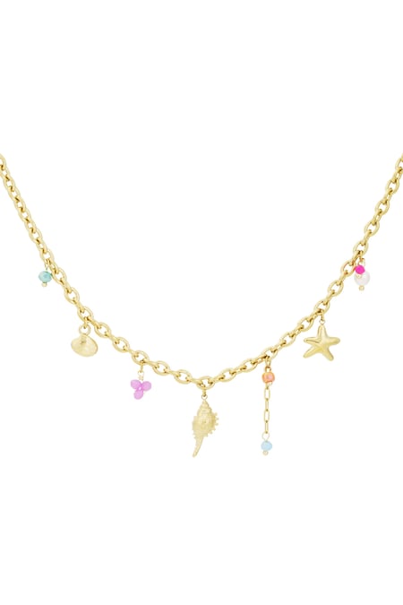 Sea breeze necklace - Gold color