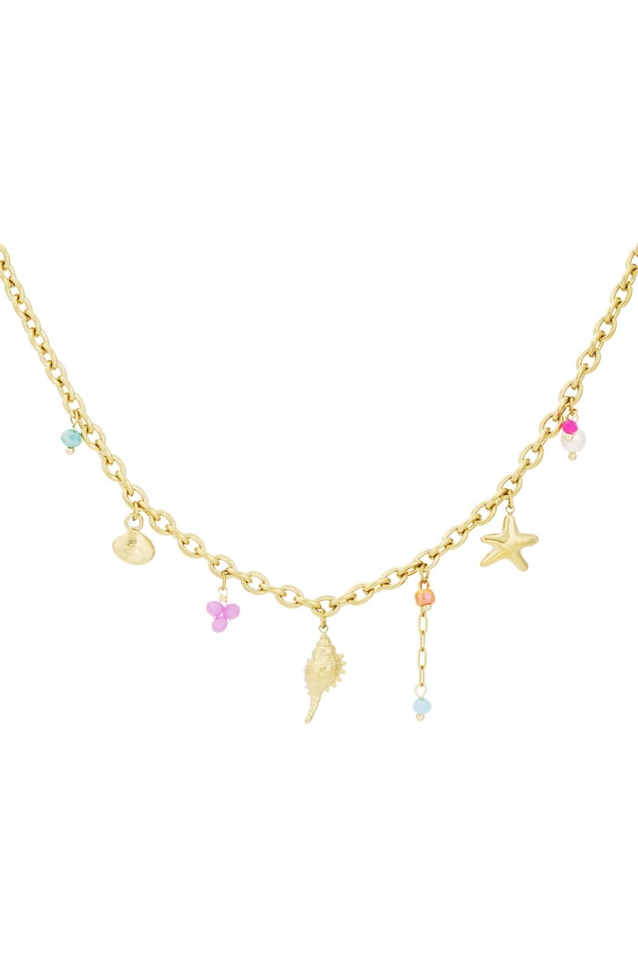 Sea breeze necklace - Gold color 