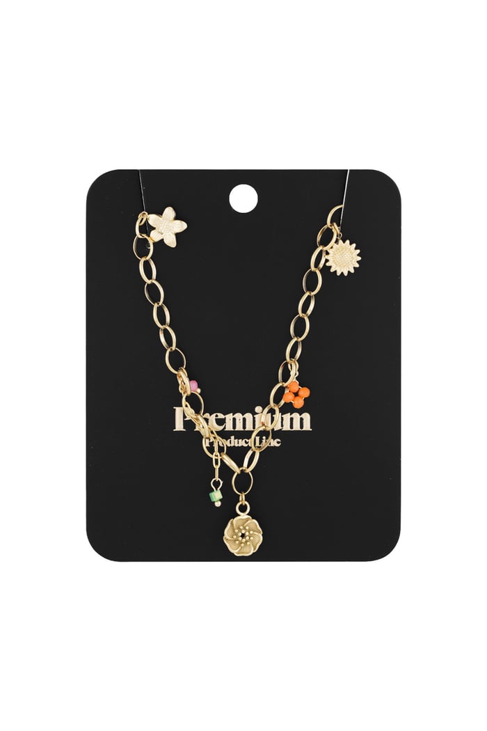 Spring charms necklace - Gold color Picture3