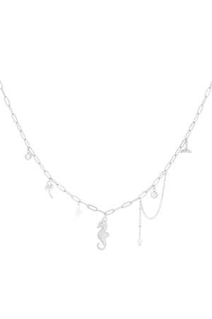 Underwater necklace - Silver color h5 