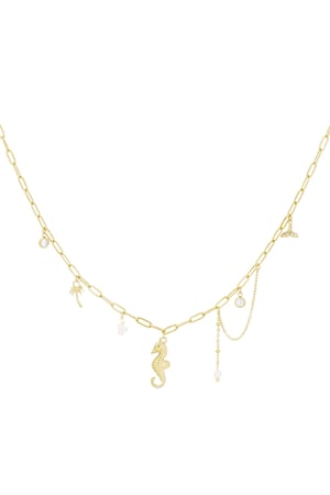 Underwater necklace - Gold color h5 