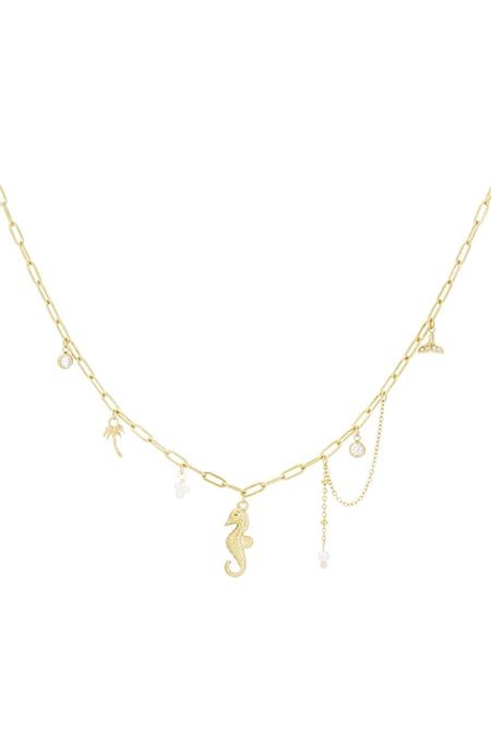 Underwater necklace - Gold color