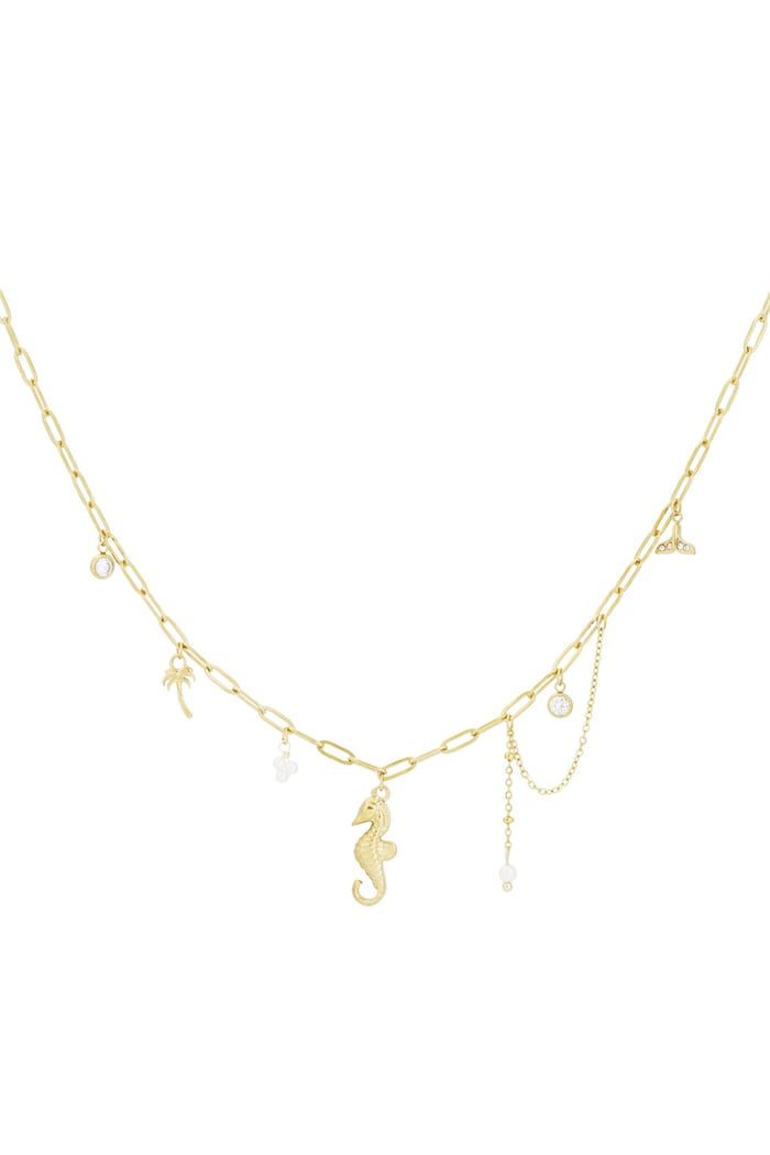 Underwater necklace - Gold color 