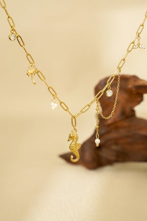 Underwater necklace - Gold color h5 Picture3