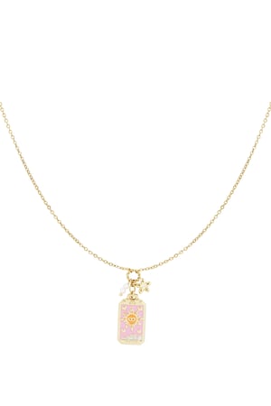 Aurora necklace - Gold color h5 