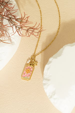 Aurora necklace - Gold color h5 Picture5