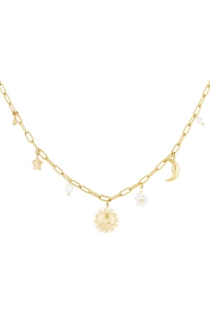 Eternal glow necklace - Gold color h5 