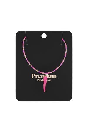 Hot pepper necklace - Fuchsia h5 Picture3