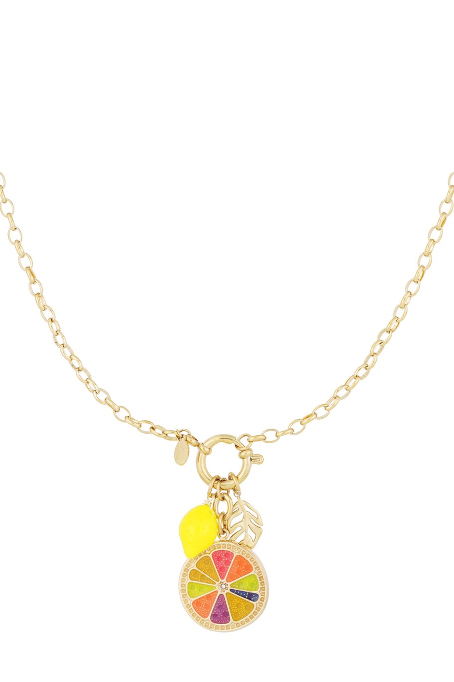 Halskette mit Fruchtfusion - Goldfarben