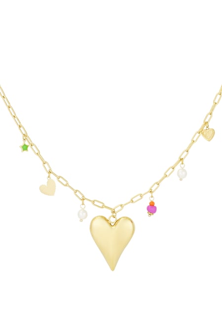 Charm necklace love moment - Gold color