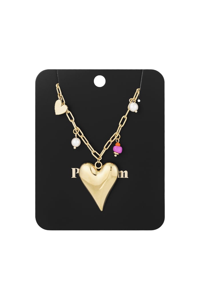 Charm necklace love moment - Gold color Picture3