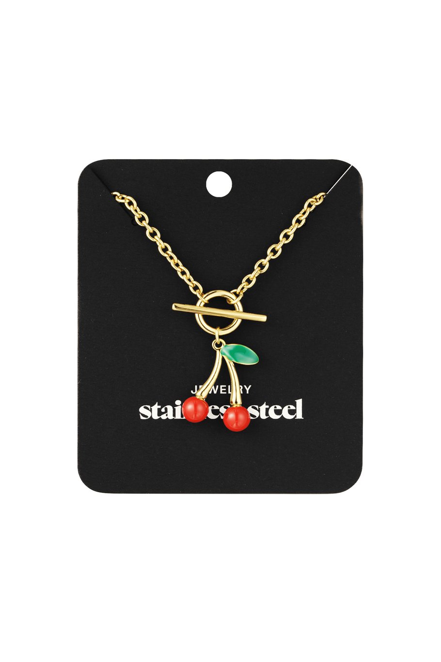 Collar mi cereza - Color dorado Imagen3