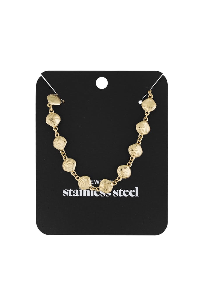 Necklace shell trio - Gold color Picture3