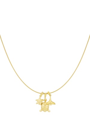 Summer oasis necklace - Gold color h5 