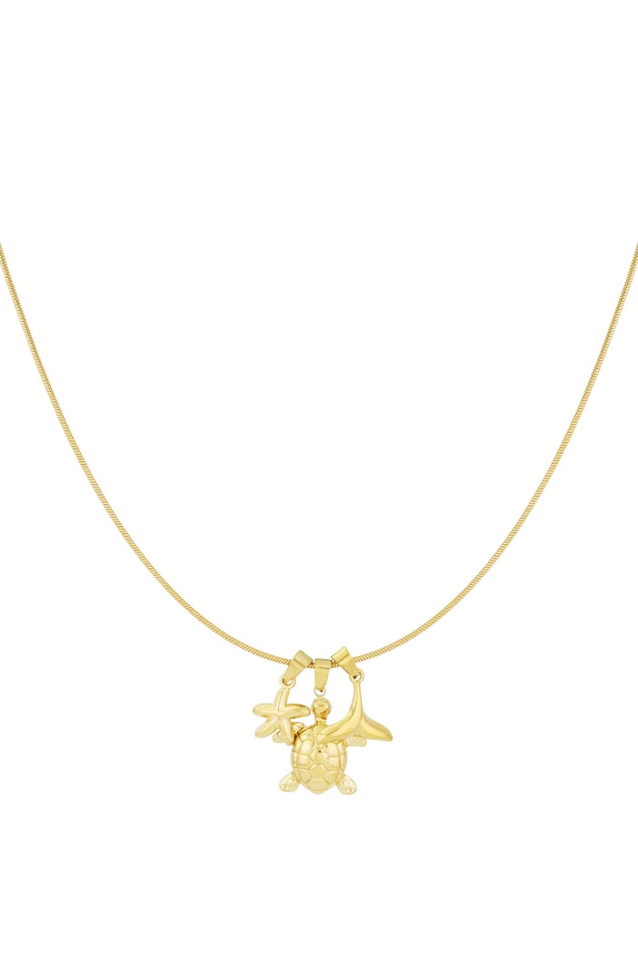 Summer oasis necklace - Gold color 