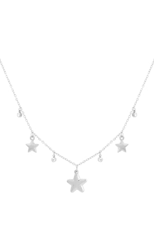 Stargaze necklace - Silver color h5 