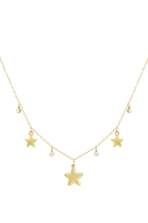 Stargaze necklace - Gold color h5 