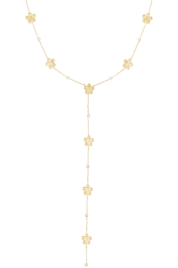 Necklace daisy do - Gold color 