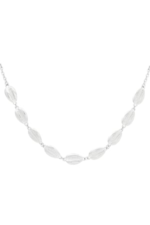 Shell overdose necklace - Silver color h5 