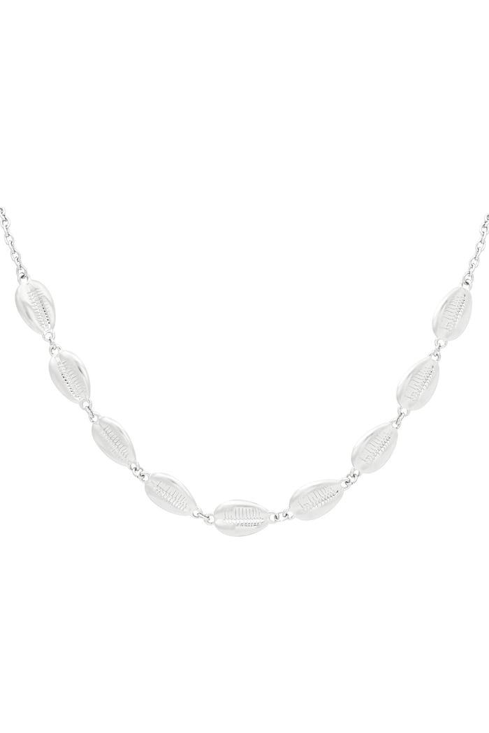 Shell overdose necklace - Silver color 