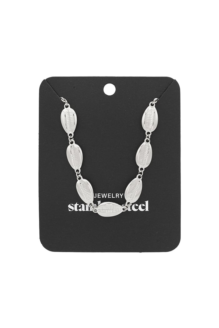 Shell overdose necklace - Silver color Picture3