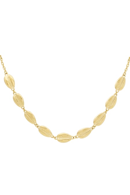 Shell overdose necklace - Gold color 2