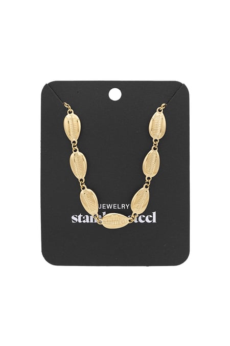 Shell overdose necklace - Gold color