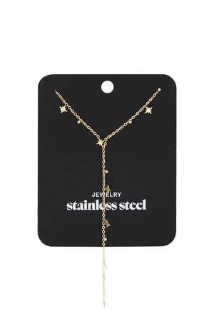 Shining stars necklace - Gold color h5 Picture3