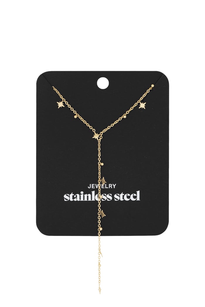 Shining stars necklace - Gold color Picture3