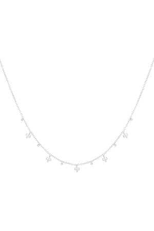 Desert necklace - Silver color h5 