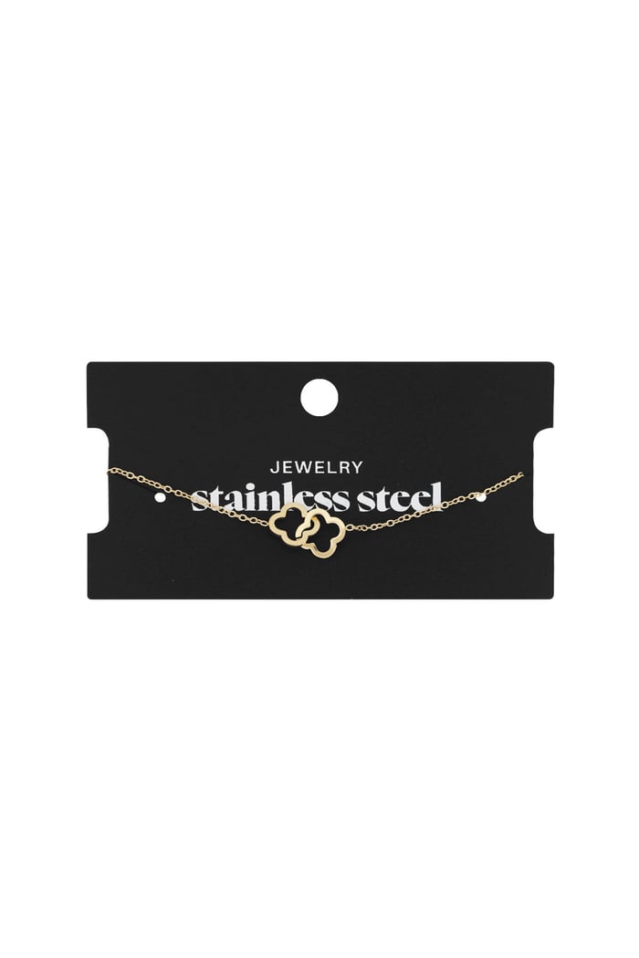 Linked luck bracelet - Gold color Picture3