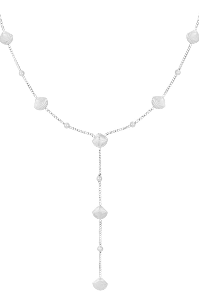 Shell serenade ketting - Zilver kleur 