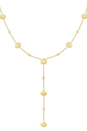 Shell serenade necklace - Gold color h5 