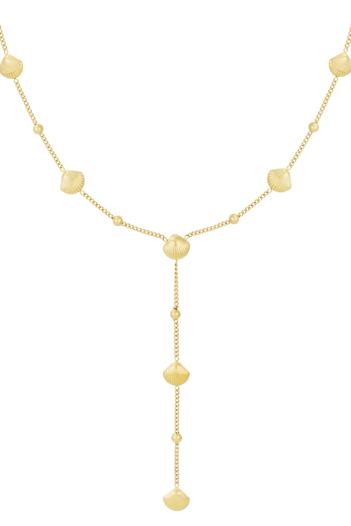 Shell serenade necklace - Gold color 