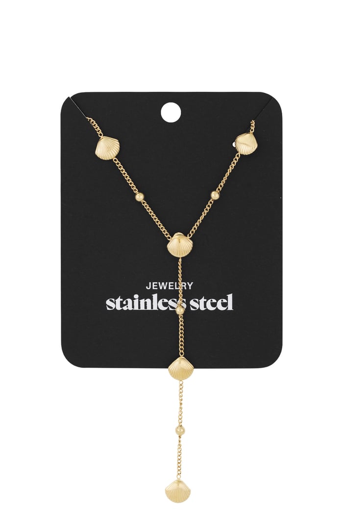 Shell serenade necklace - Gold color Picture3