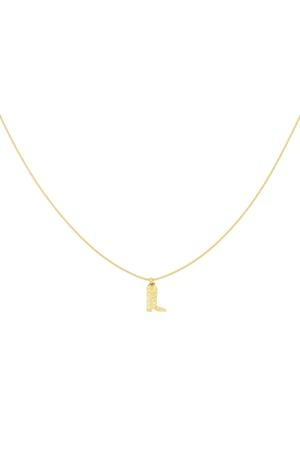 Cowgirl necklace - Gold color h5 