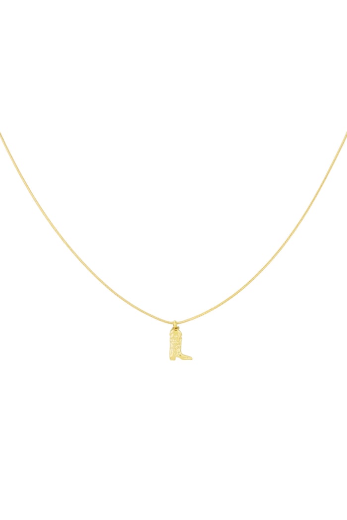 Cowgirl necklace - Gold color 