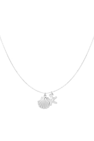 Beach glow necklace - Silver color h5 