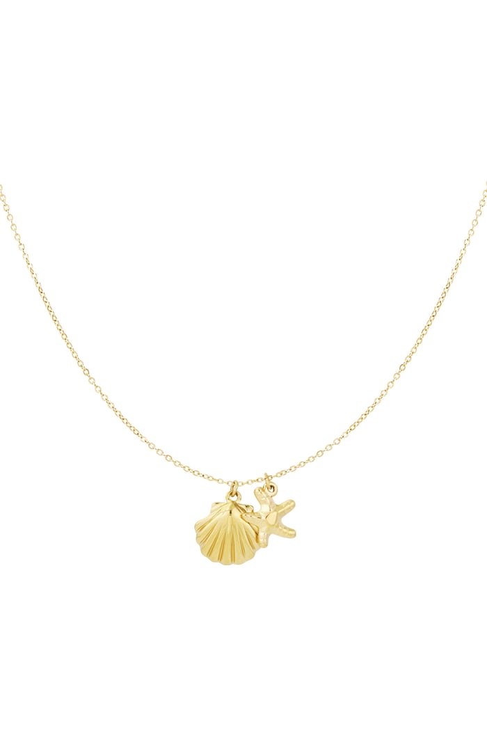 Beach glow necklace - Gold color 