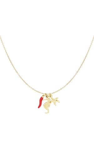 Seaside necklace - Gold color h5 