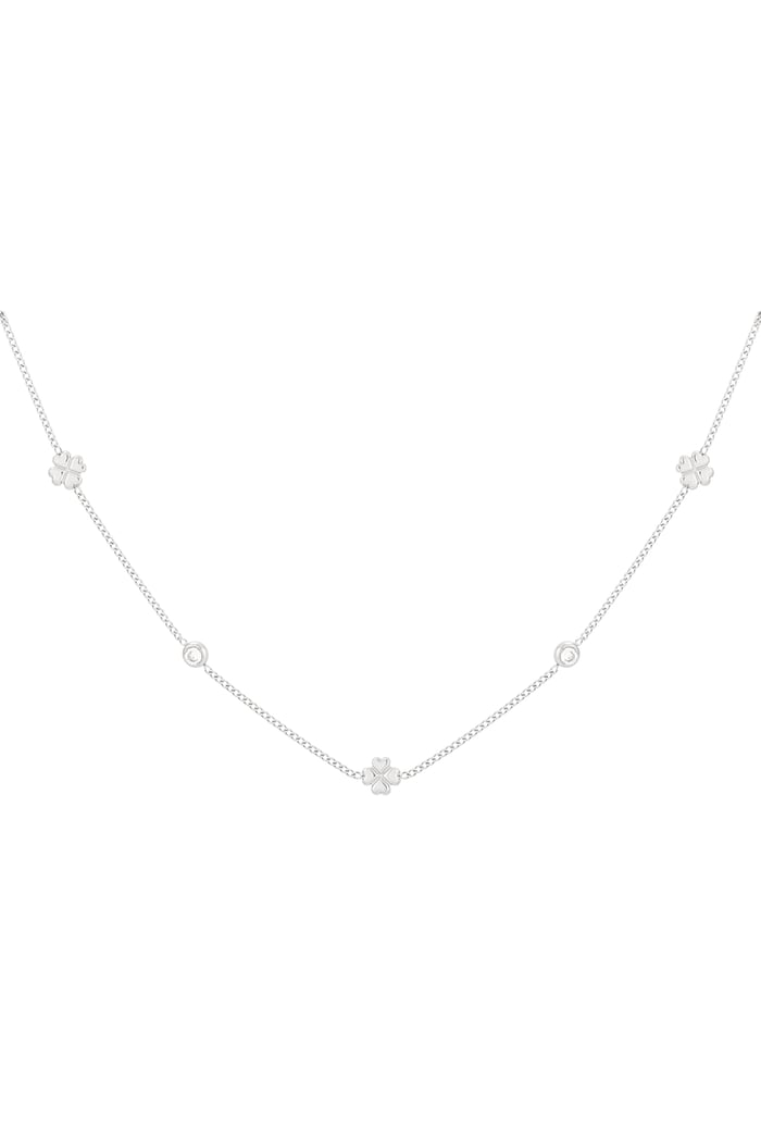 Gleaming luck necklace - Silver color 