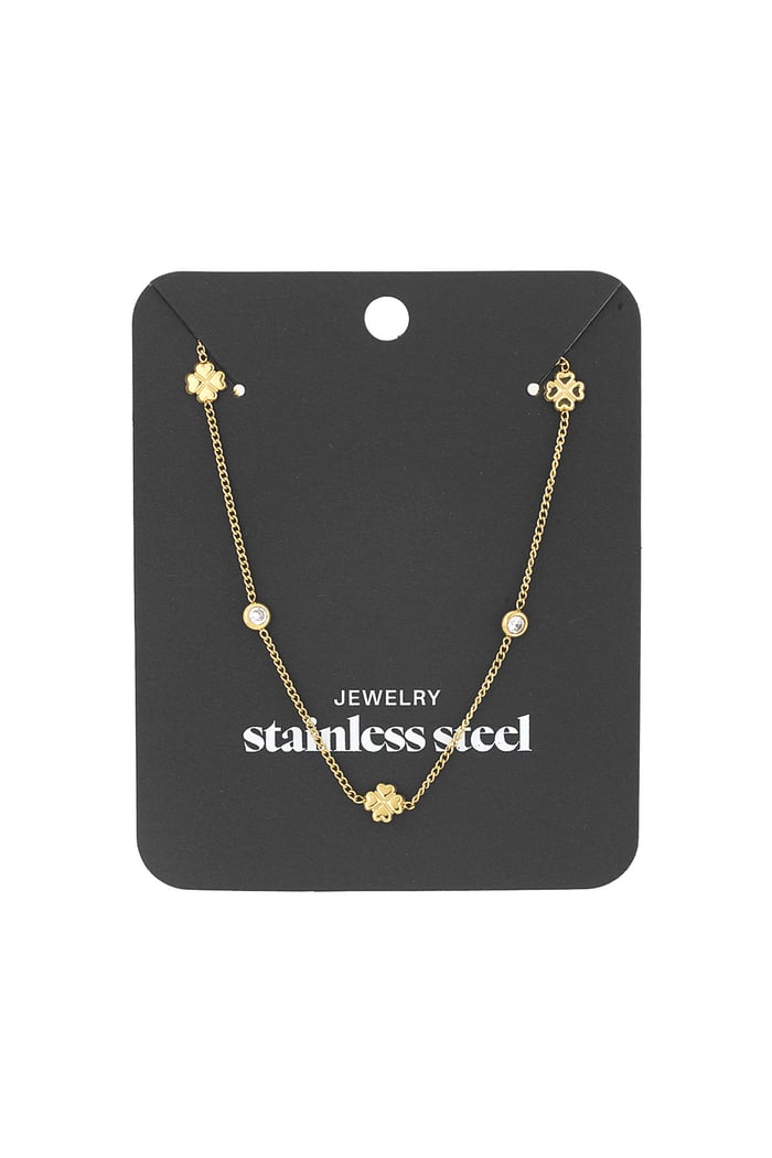 Gleaming luck necklace - Gold color Picture2