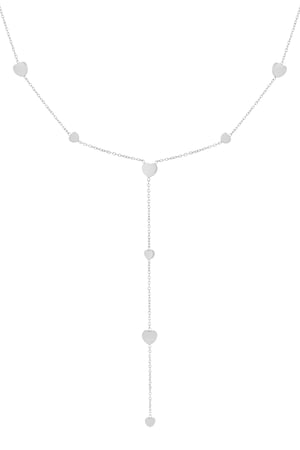 Collier coeur - Couleur argent h5 