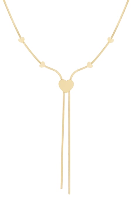 Heartstrings necklace - Gold color