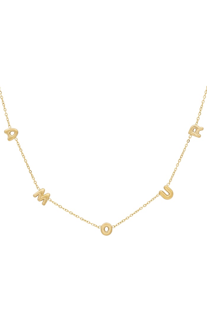 Amour necklace - Gold color 