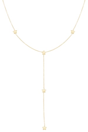 Starry night necklace - Gold color h5 