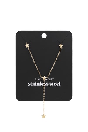 Starry night necklace - Gold color h5 Picture3