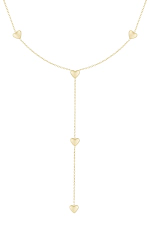 Endless love necklace - Gold color h5 